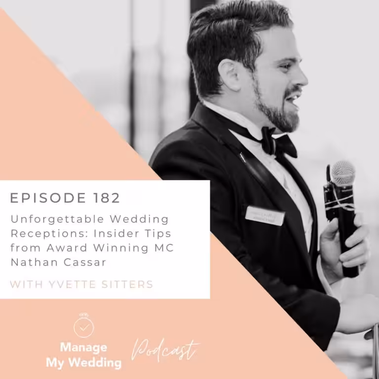 Unforgettable Wedding Receptions: Insider Tips from Award Winning MC Nathan Cassar MMW 182